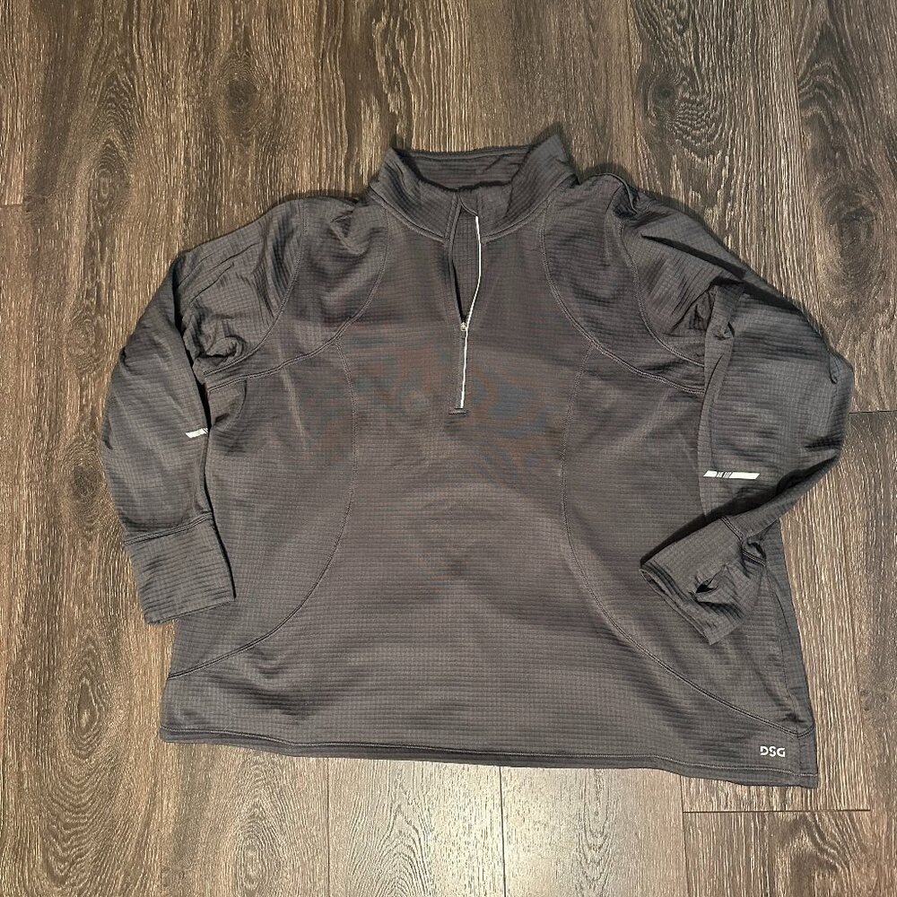 DSG "Grid" Fleece Quarter Zip Pullover - 3X
